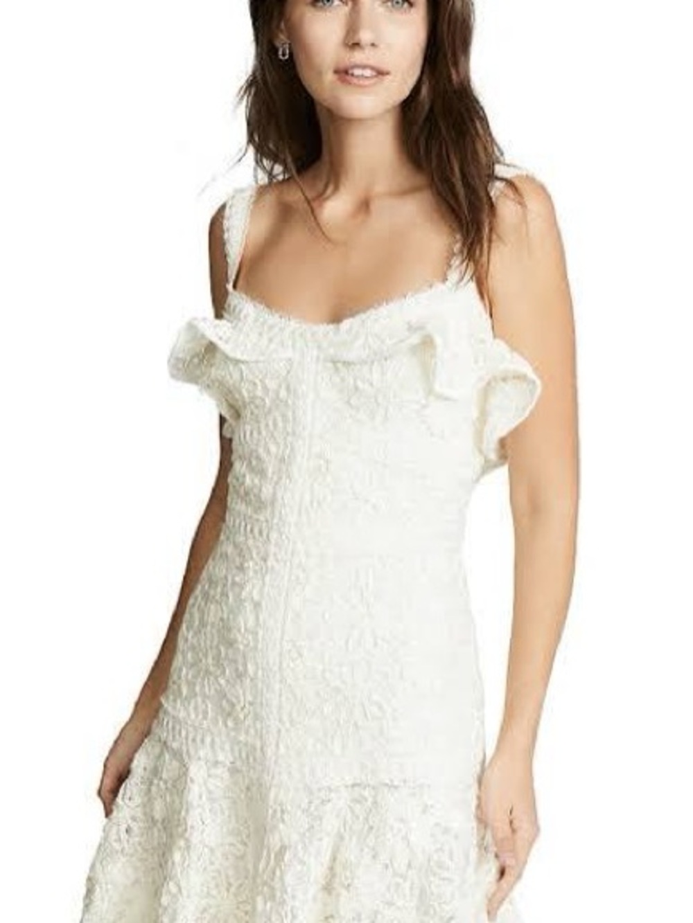 Alexis Linzi Dress in Ivory Lace - Neutral.